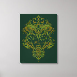 Elven Guards of Mirkwood Shield Icon Canvas Print