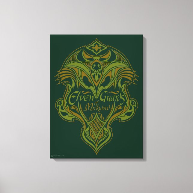 Elven Guards of Mirkwood Shield Icon Canvas Print (Front)