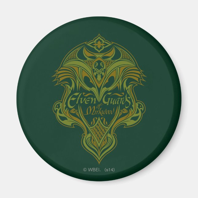 Elven Guards of Mirkwood Shield Icon Magnet (Front)