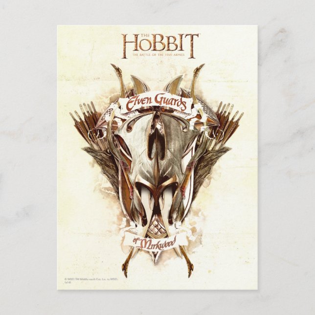 Elven Guards of Mirkwood Weaponry Postcard (Front)