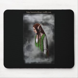 Elven Lady Mouse Pad
