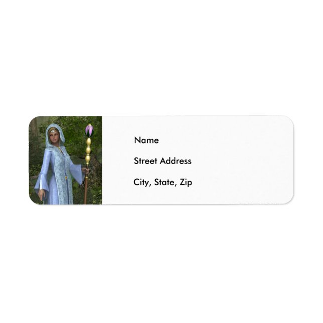 Elven Maiden in Blue (Devant)