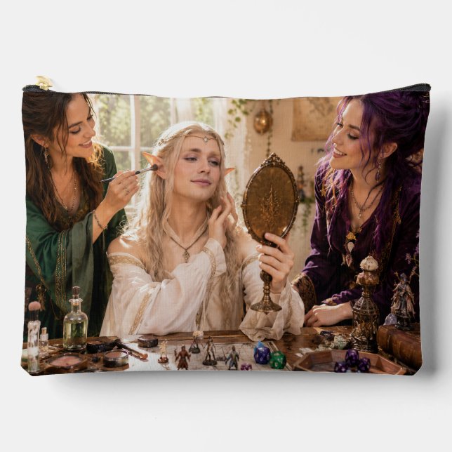 Elven Makeover Fantasy Friends Wristlet Accessory Pouch (Front)