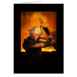 Elven Warrior Card