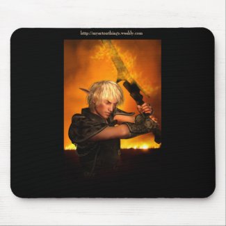 Elven Warrior Mouse Pad