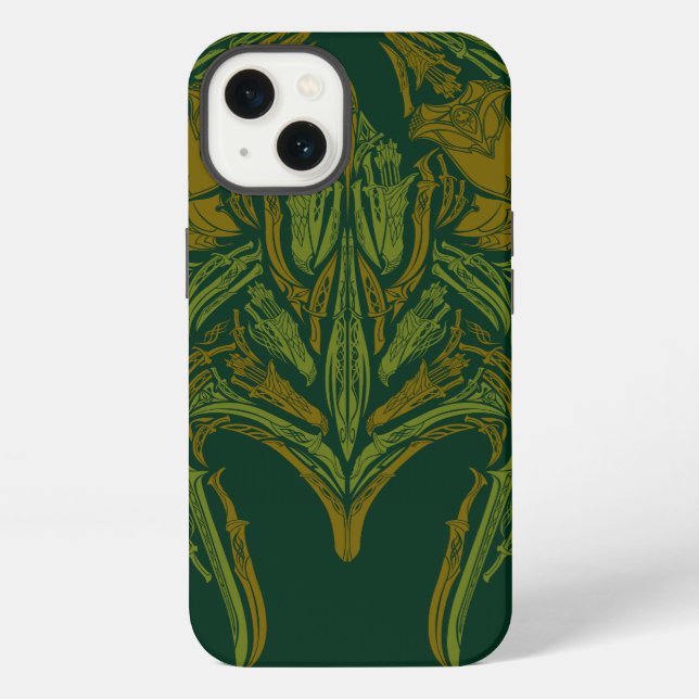 Elven Weapons Helmet Icon iPhone Case (Back)