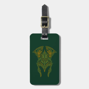 Elven Weapons Helmet Icon Luggage Tag
