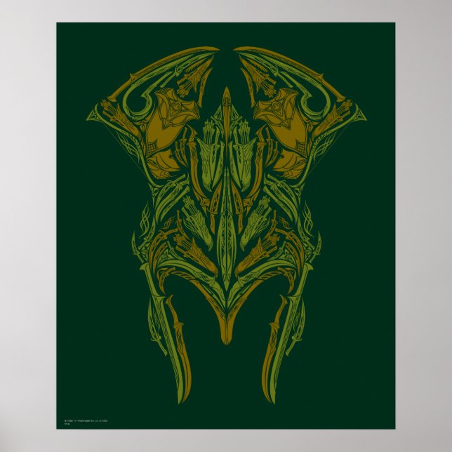 Elven Weapons Helmet Icon Poster (Front)