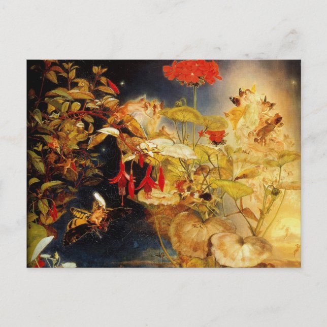 Elves and Fairies, A Midsummer Night’s Dream Postcard (Front)