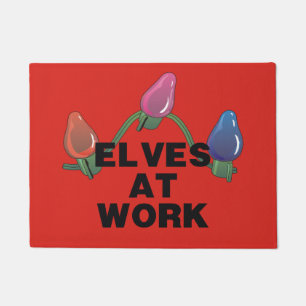 Elves At Work Doormat