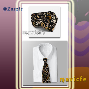 Elves, Butterflies and Masks 2 Tie