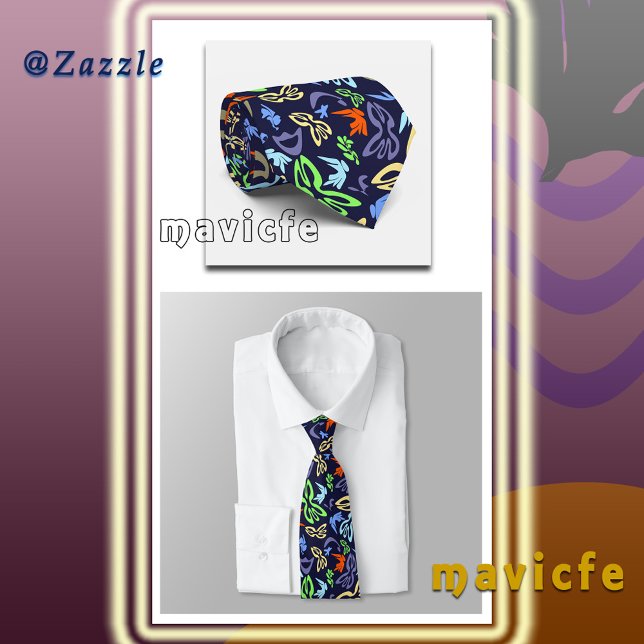 Elves, Butterflies and Masks 4 Tie (Elves, Butterflies and Masks 4 | Ties Corbatas)