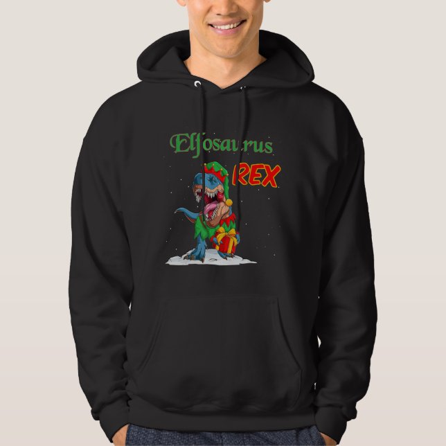 Elves Dinosaur Rex Sanas Helper For Children Chris Hoodie (Front)