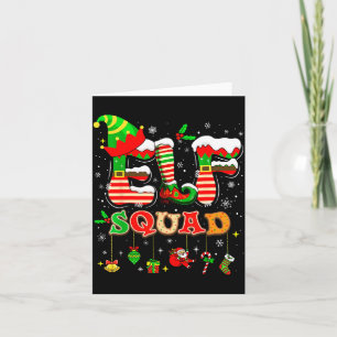Elves Family Christmas Matching Pajamas Xmas Elf S Card