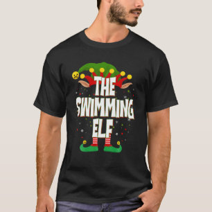 Elves Group The Swimming Elf Christmas T-Shirt