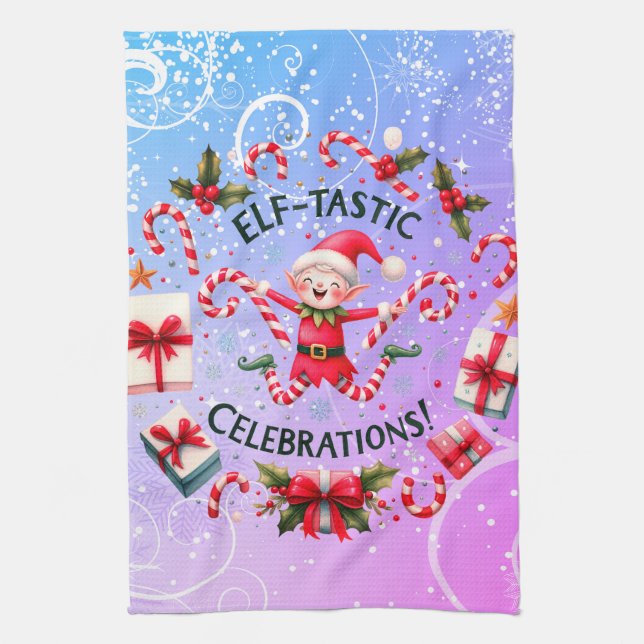 Elves  kitchen towel (Vertical)