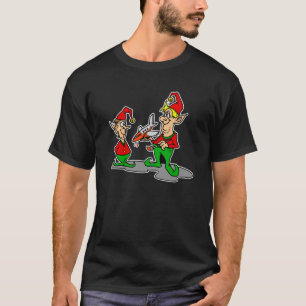 elves painting airplane T-Shirt