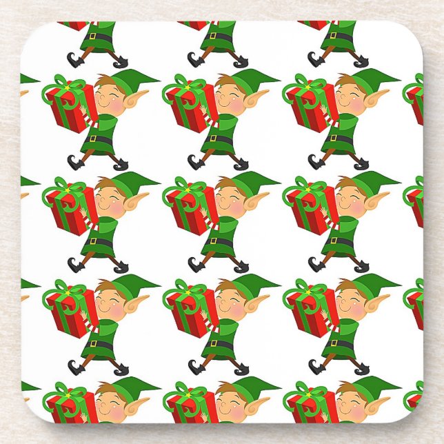 ELVES TAKE OVER THE CHRISTMAS COASTER (Front)