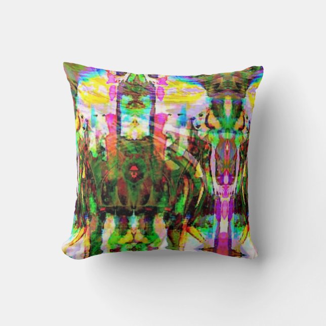 Elves Throw Pillow (Front)