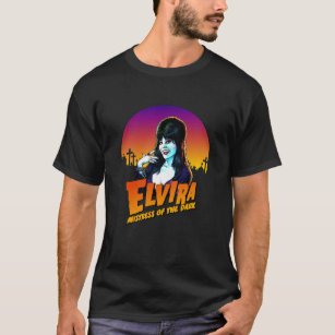 Elvira Mistress of the Dark cartoon T-Shirt