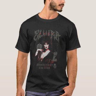 Elvira Mistress Of The Dark Collage Poster Pullove T-Shirt