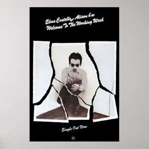 Elvis Costello 1977 Promo Poster Print 1