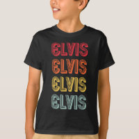ELVIS Name Personalized Funny Retro Vintage Birthd