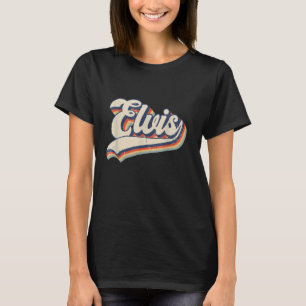 Elvis Name Personalized - Vintage Retro Gift Men W T-Shirt