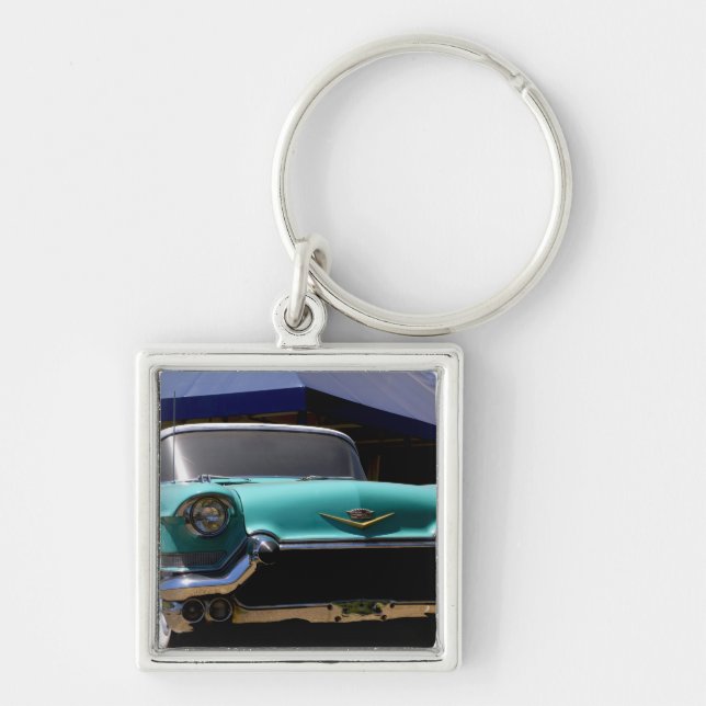 Elvis Presley's Green Cadillac Convertible in Keychain (Front)