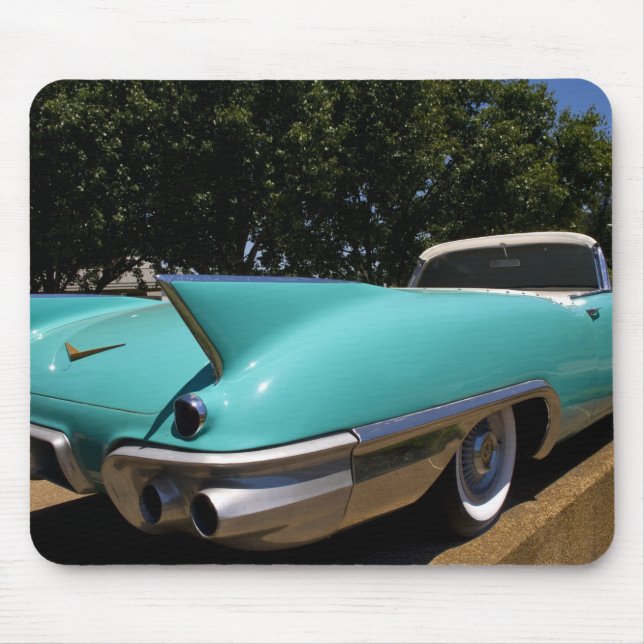 Elvis Presley's Green Cadillac Convertible in Mouse Pad (Front)