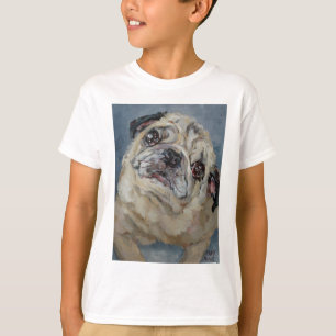 Elvis Puggy Portrait by Nancy Medina T-Shirt