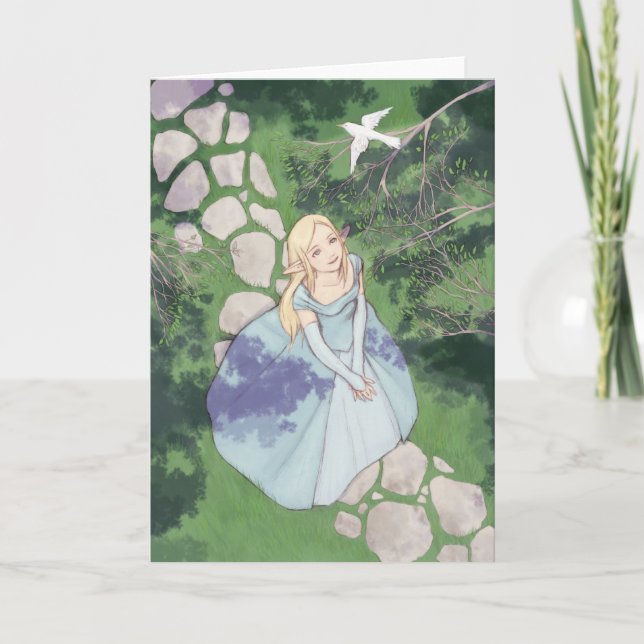 Elvish Greeting Card (Front)