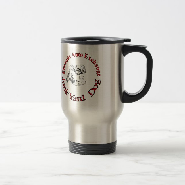 Elwoods Auto Exchange Travel Mug (Right)