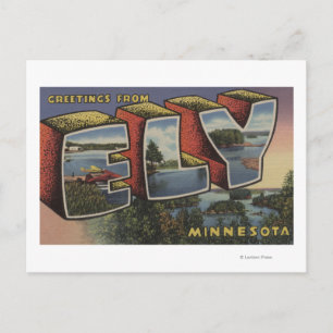Ely, MinnesotaLarge Letter ScenesEly, MN Postcard