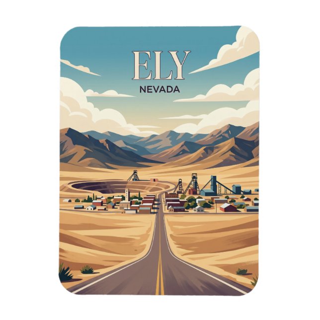 Ely USA Magnet (Vertical)