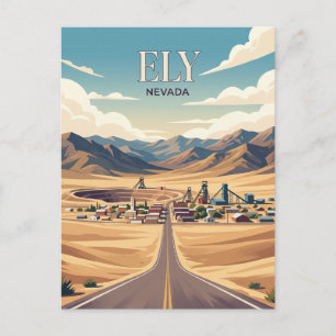 Ely USA Postcard