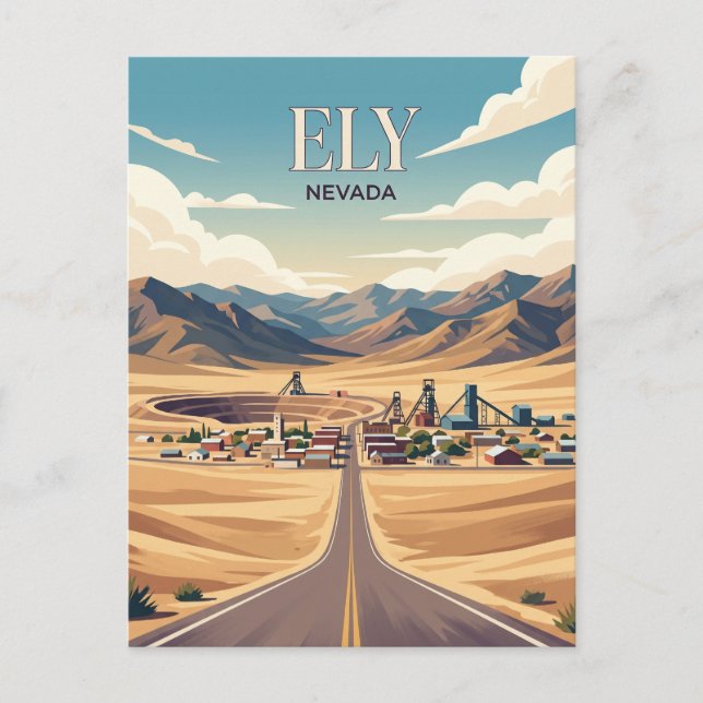 Ely USA Postcard (Front)