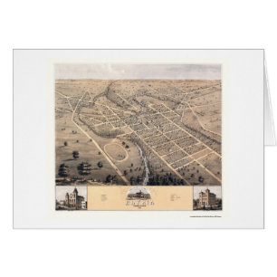 Elyria, OH Panoramic Map - 1868