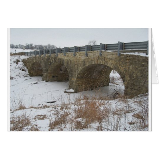 Ely's Historic Stone bridge Card