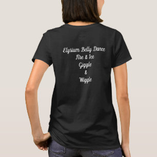 Elysium Belly Dance T Shirt Fire & Ice yinyang