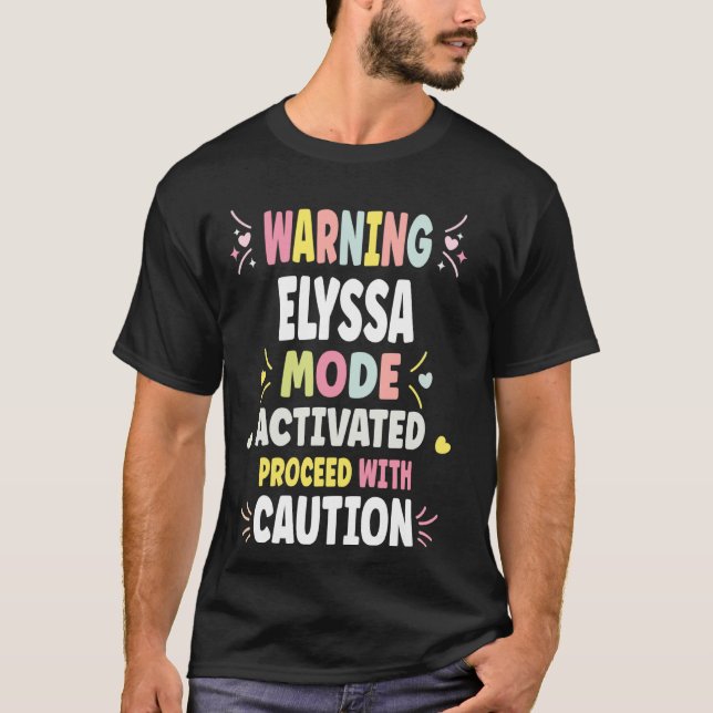 ELYSSA Personalized Women's Gift Custom ELYSSA T-Shirt (Front)