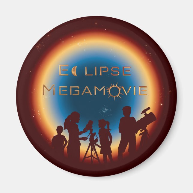 EM Standard, 2¼ Inch Circle Magnet (Front)