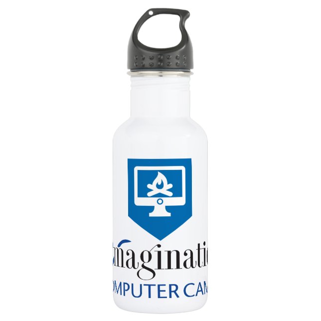 Emagination computer Camps Water Bottle (Front)
