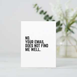email funny coworker quote gift idea for him & her postcard