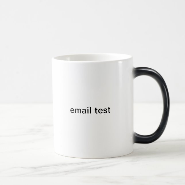 email test magic mug (Right)