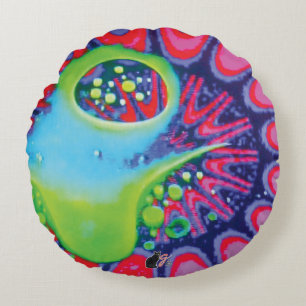 Emanation Muse Round Pillow