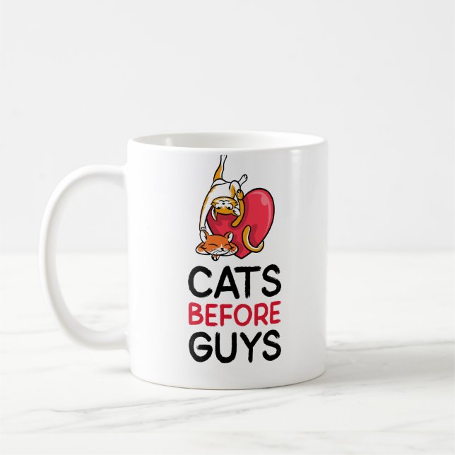 Emancipate Cats Before Guys Coffee Mug (Left)