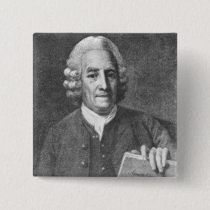 Emanuel Swedenborg 2 Inch Square Button
