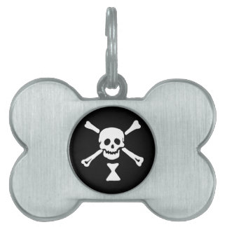 Emanuel Wynne Pirate Flag Jolly Roger Pet ID Tag