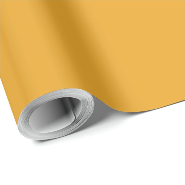 Emballage cadeau classique Marigold solide pour n' (Coin rond)